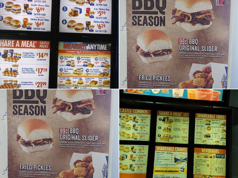 White Castle Menu