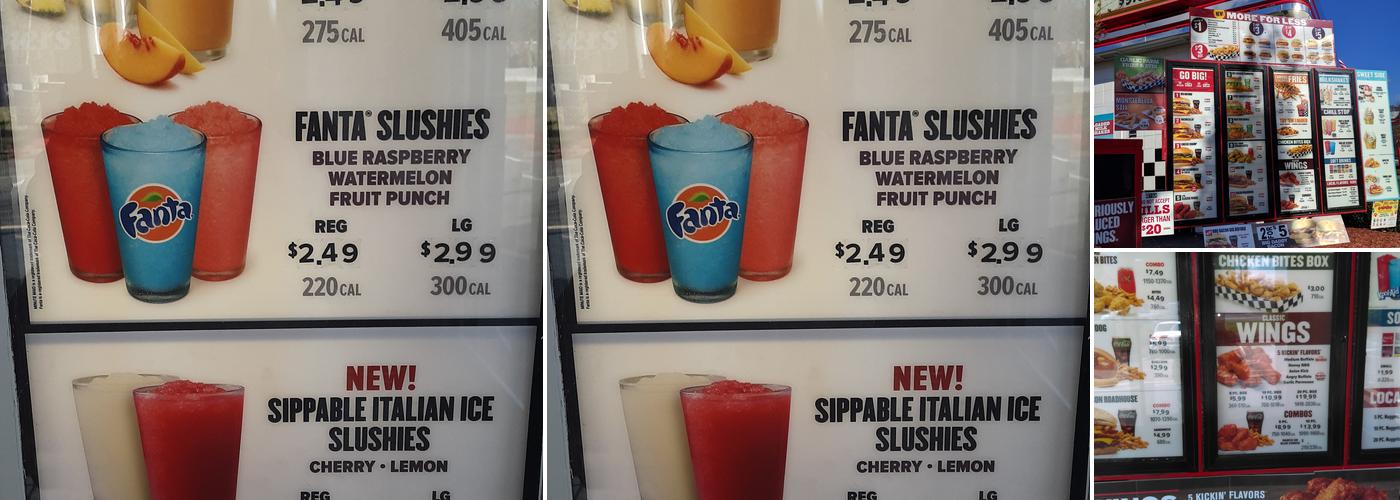Checkers Menu