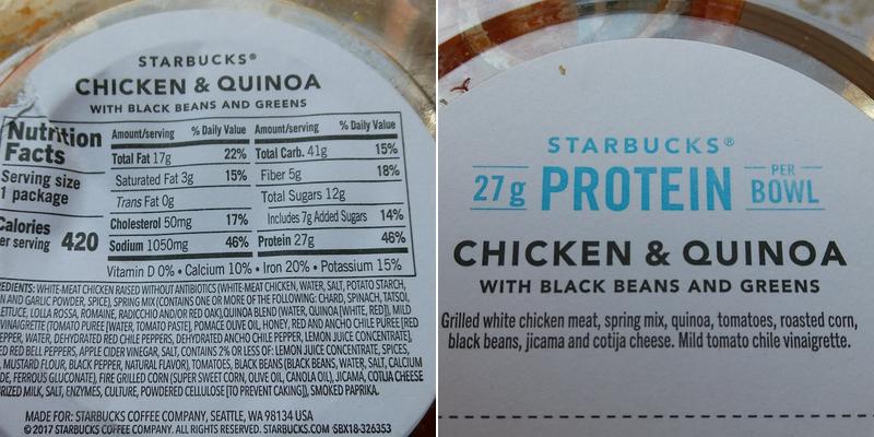 Starbucks Menu