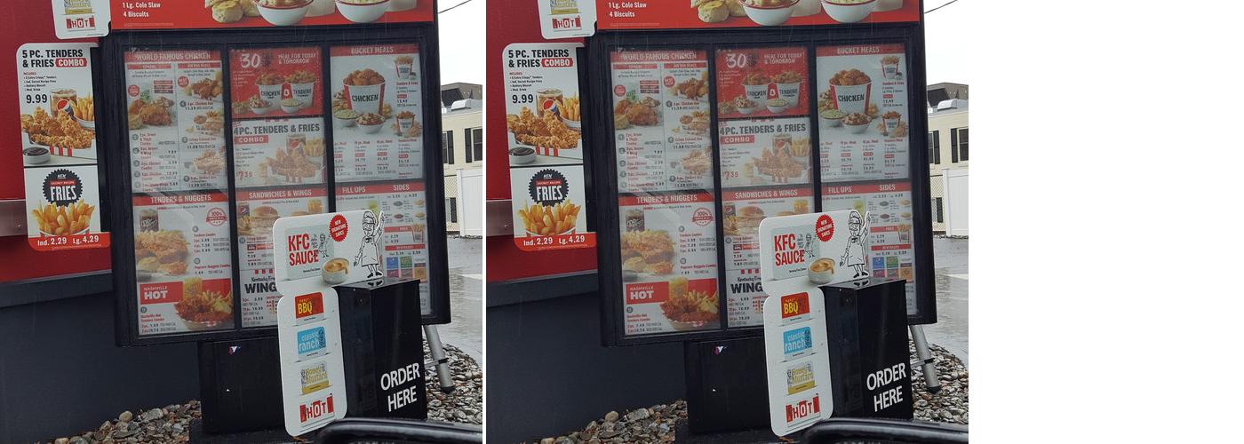 KFC Menu