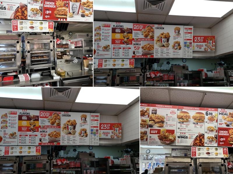 KFC Menu