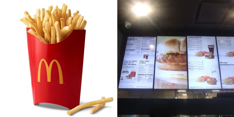McDonald's Menu