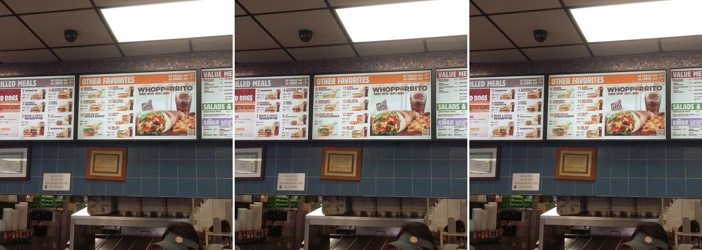 Burger King Menu