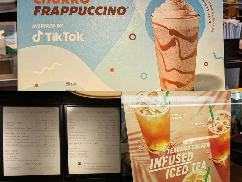 Starbucks Coffee Menu