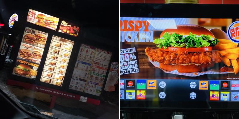 Burger King Menu