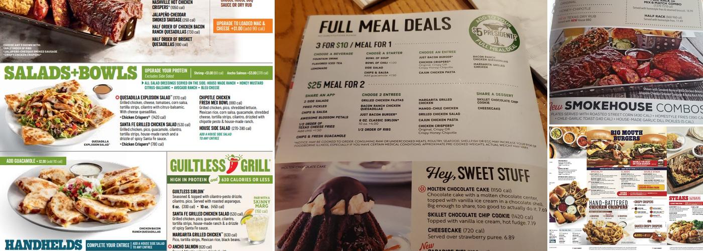 Chili's Grill & Bar Menu