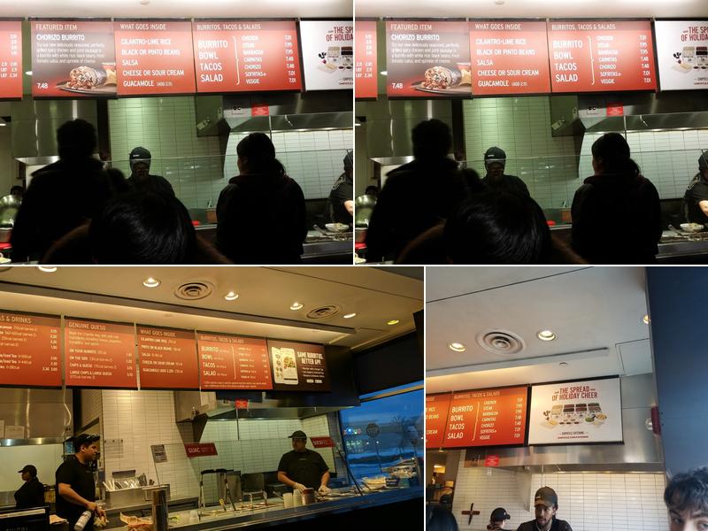 Chipotle Mexican Grill Menu