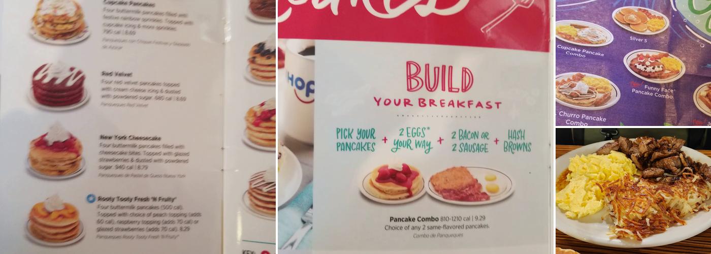 IHOP Menu