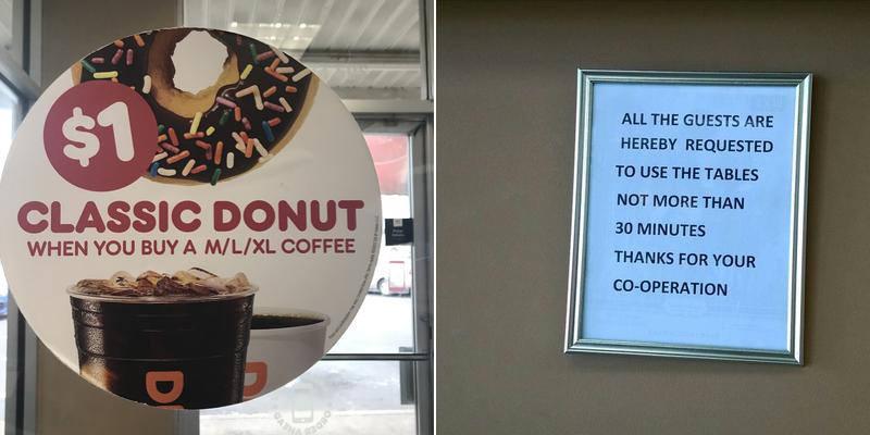 Dunkin' Menu