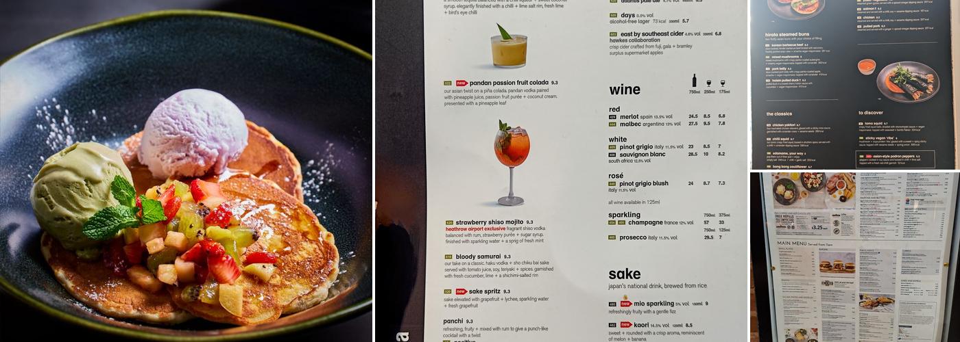 wagamama heathrow t5 Menu