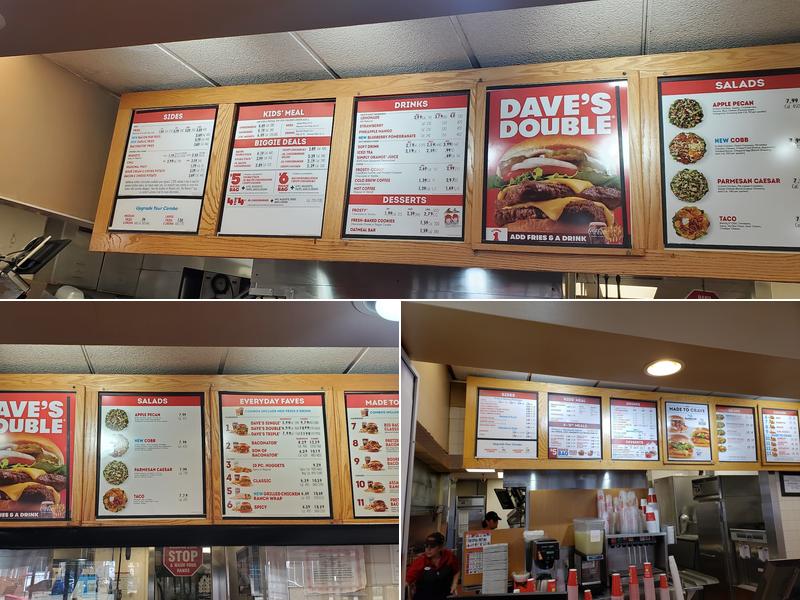 Wendy's Menu