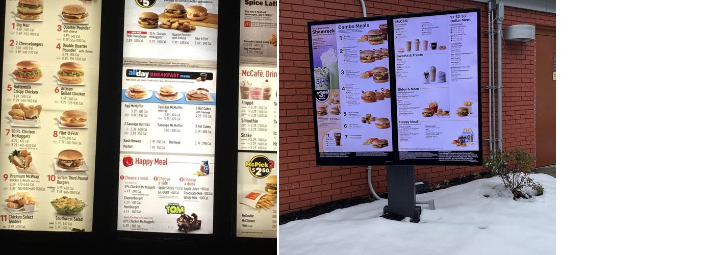 McDonald's Menu