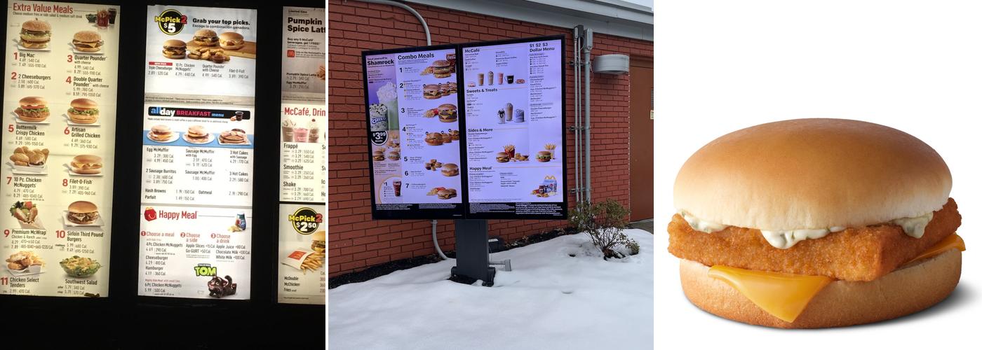 McDonald's Menu
