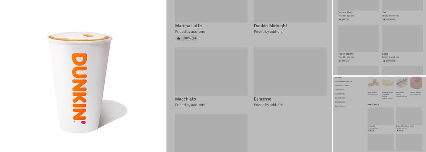 Dunkin' Menu