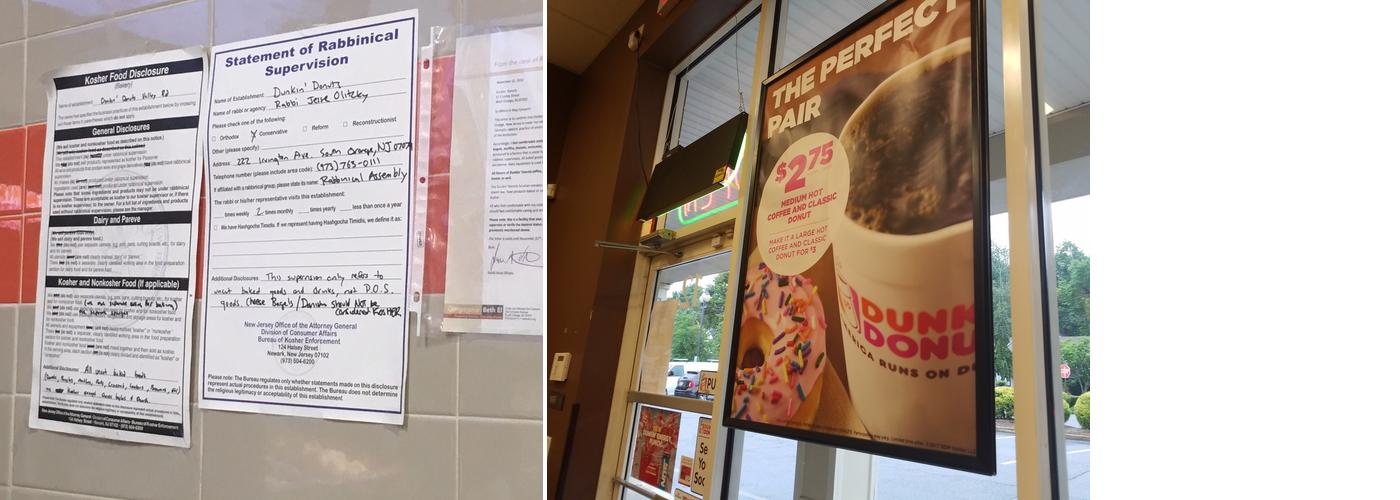 Dunkin' Menu