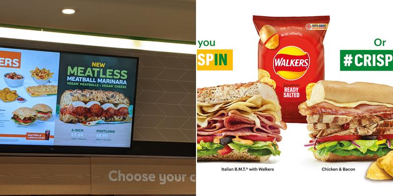 Subway Menu