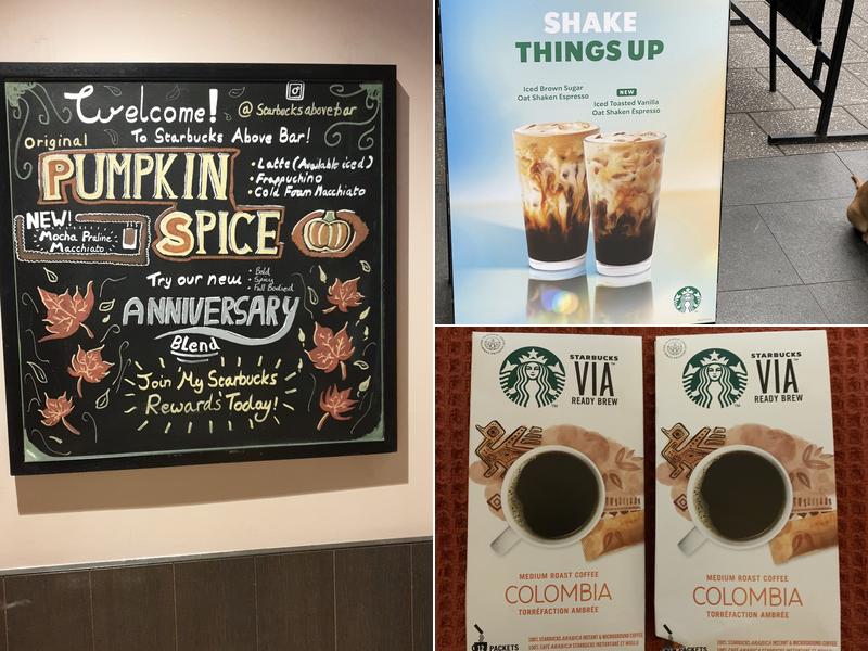 Starbucks Coffee Menu