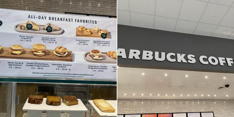 Starbucks Menu