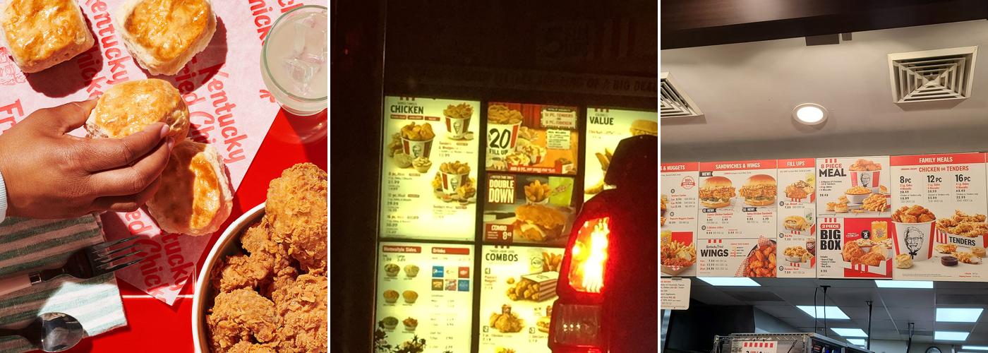KFC Menu