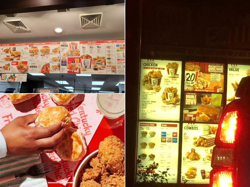 KFC Menu