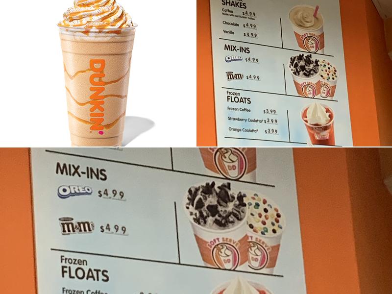 Dunkin' Menu