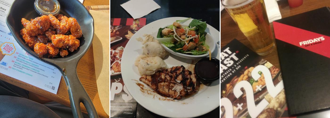 TGI Fridays Menu