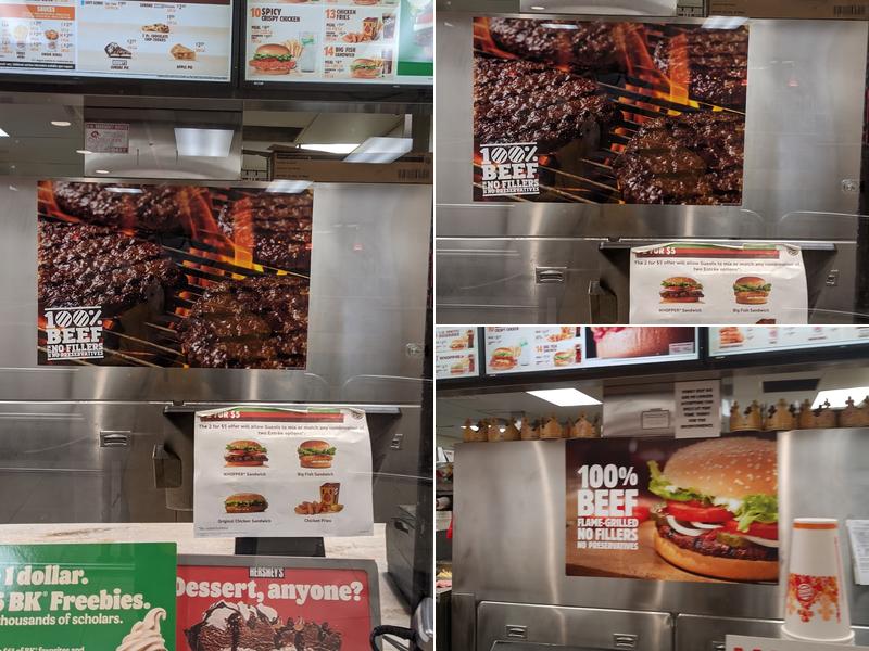 Burger King Menu