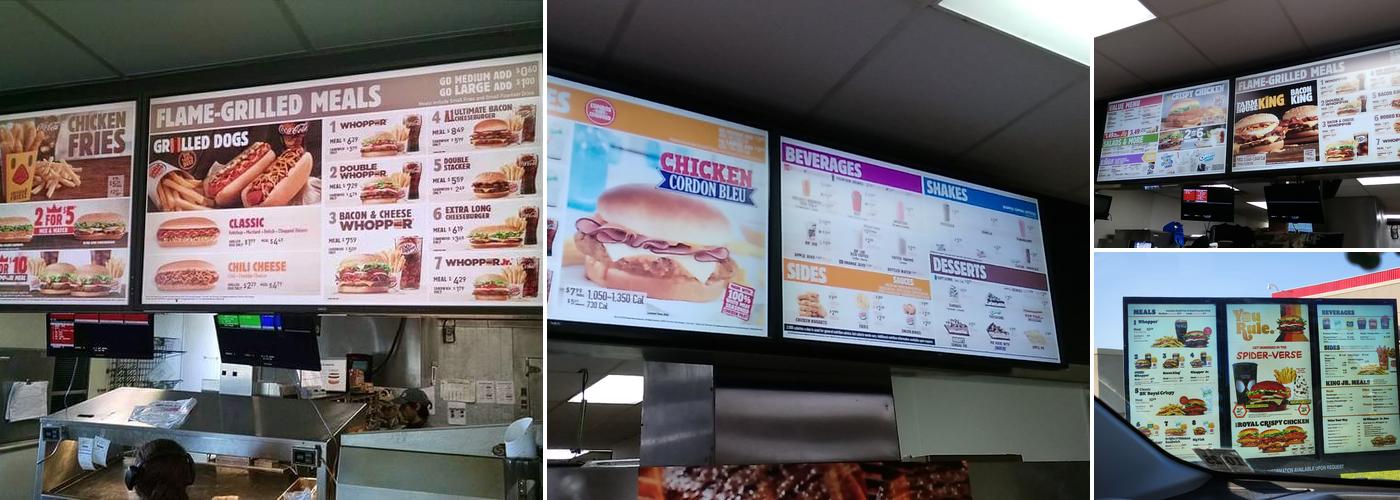 Burger King Menu