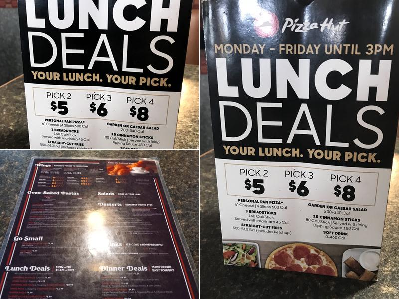 Pizza Hut Menu