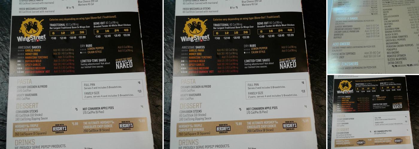 Pizza Hut Menu