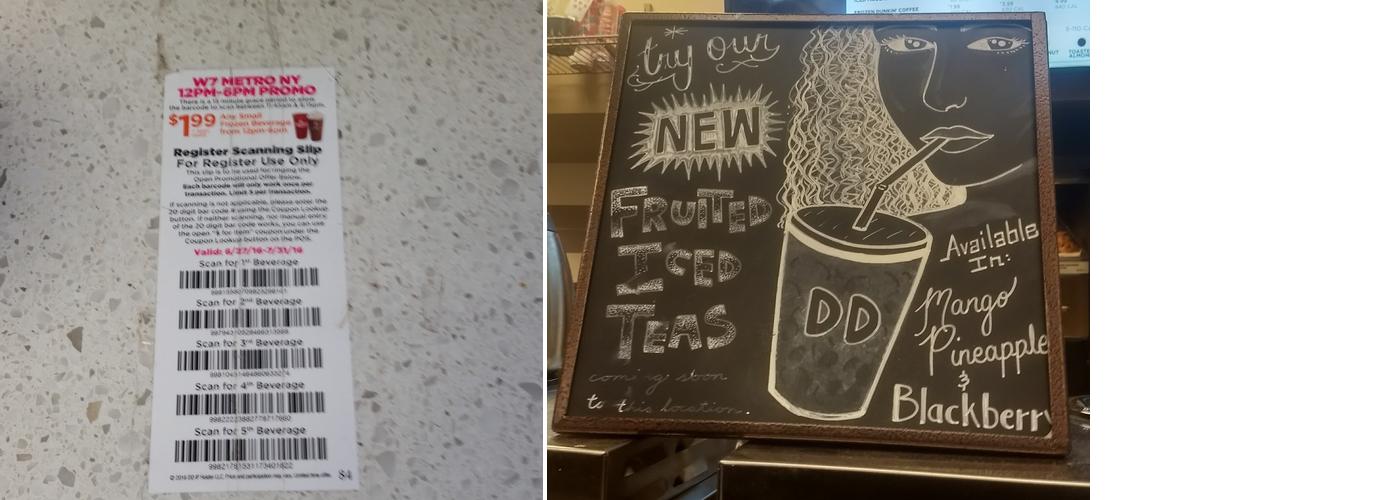 Dunkin' Menu