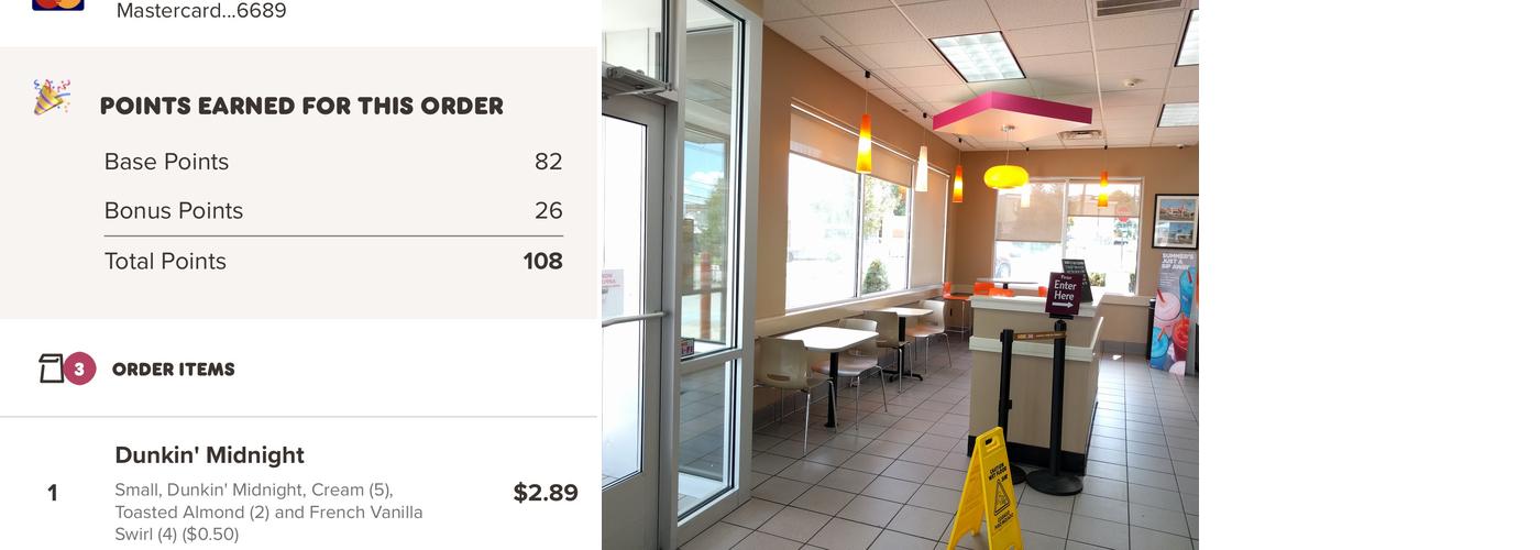 Dunkin' Menu