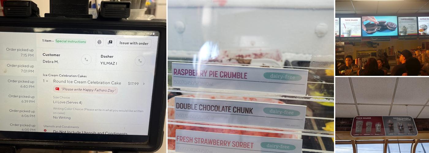 Carvel Menu