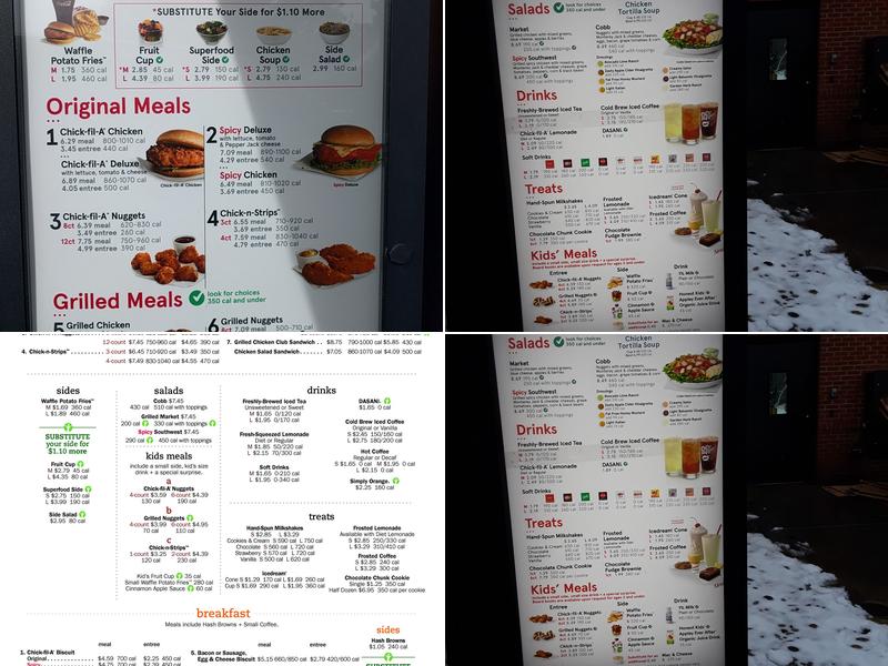 Chick-fil-A Menu
