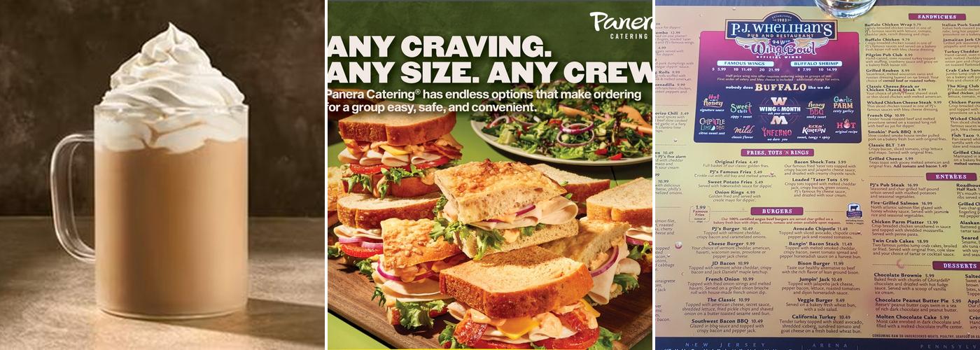 Panera Bread Menu