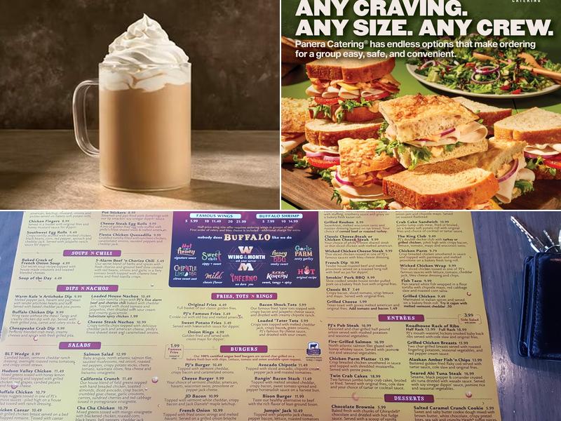 Panera Bread Menu