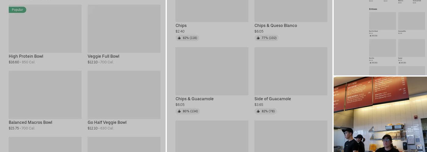 Chipotle Mexican Grill Menu