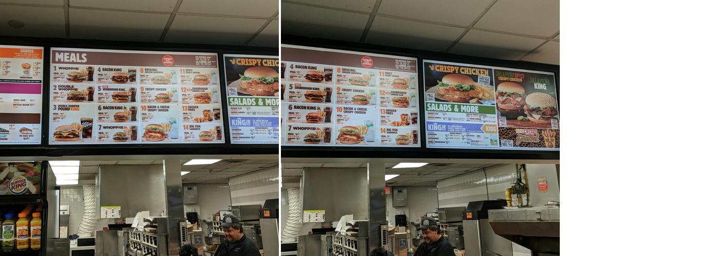 Burger King Menu