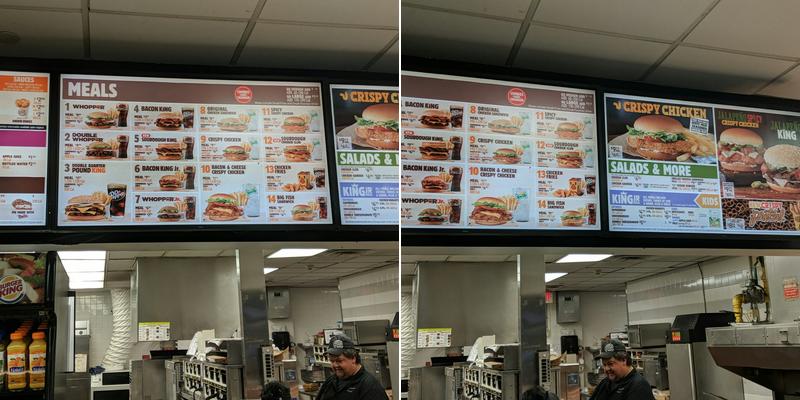 Burger King Menu
