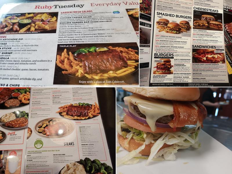 Ruby Tuesday Menu