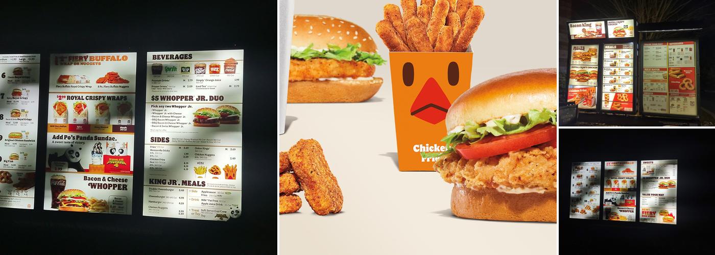 Burger King Menu