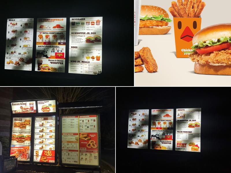 Burger King Menu