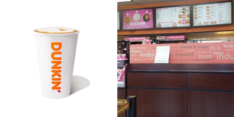 Dunkin' Menu