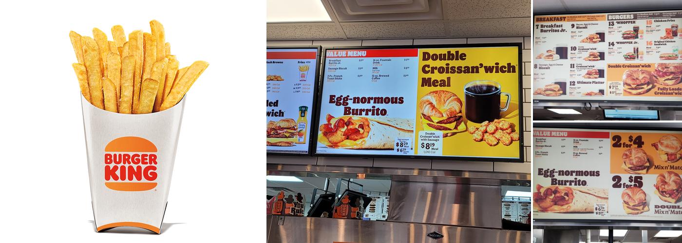 Burger King Menu