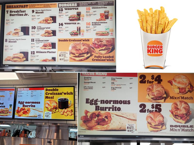 Burger King Menu