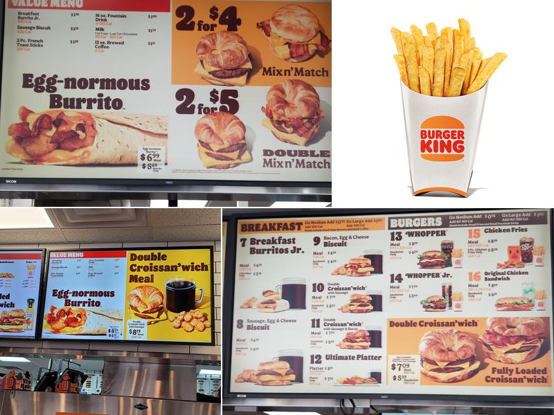 Burger King Menu