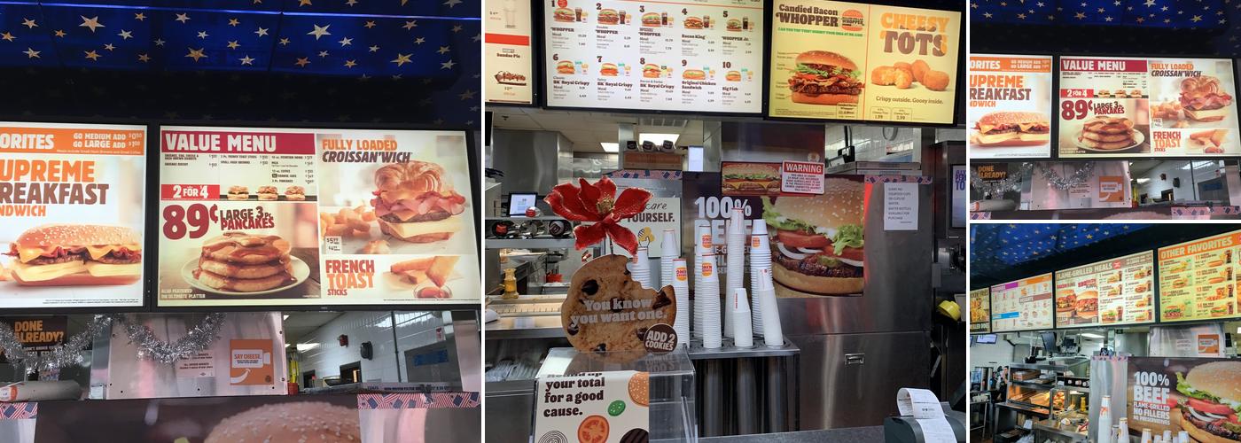 Burger King Menu