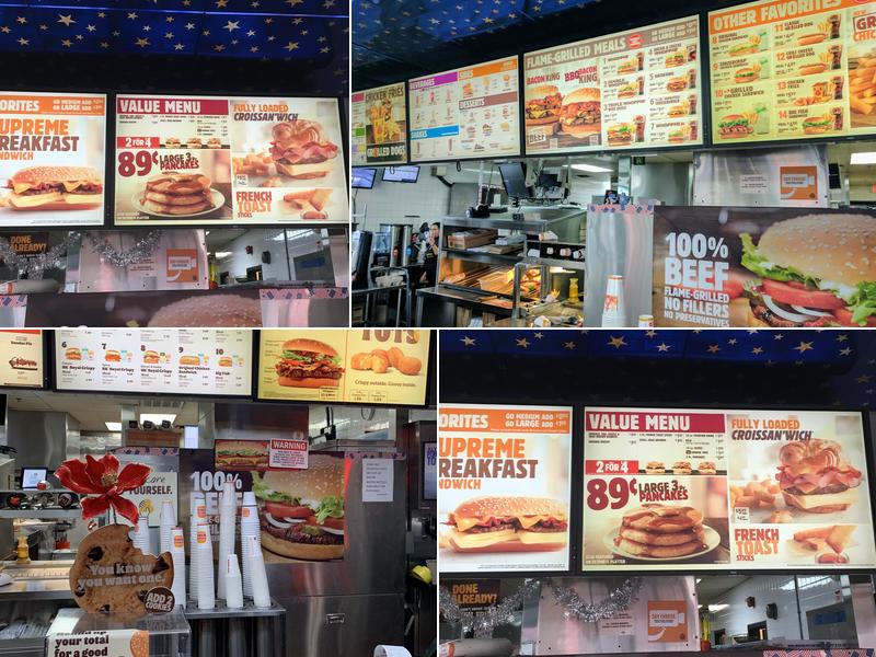 Burger King Menu