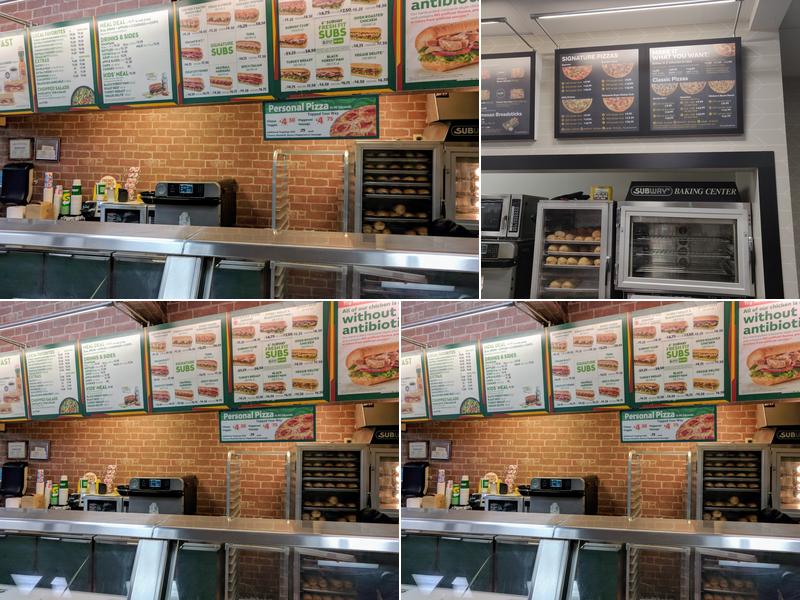 Subway Menu