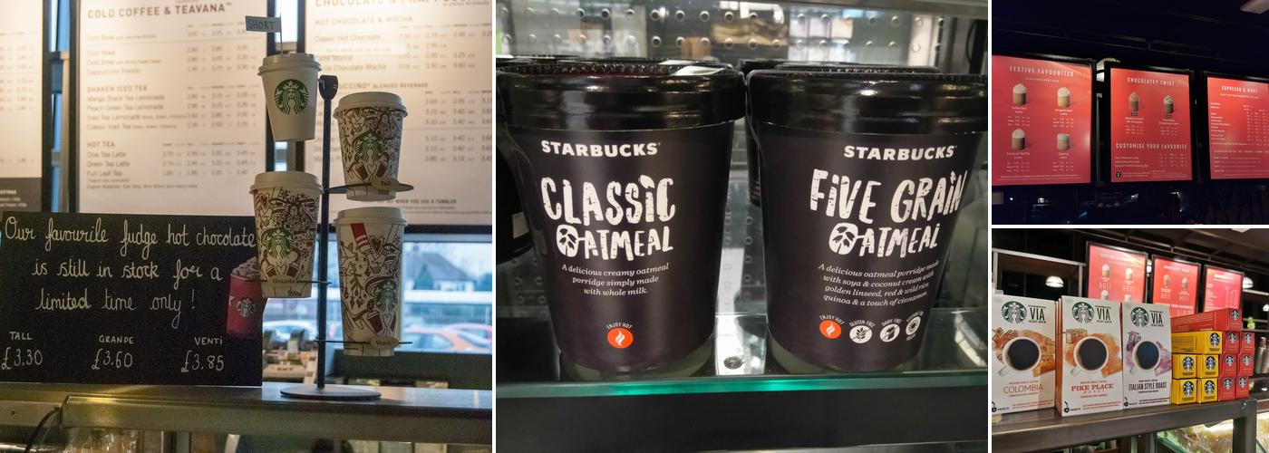 Starbucks Coffee Menu